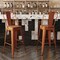 Flash Furniture 30" Orange Metal Counter Stool-Teak Poly Seat CH-31320-30GB-OR-PL2T-GG - alternate 3